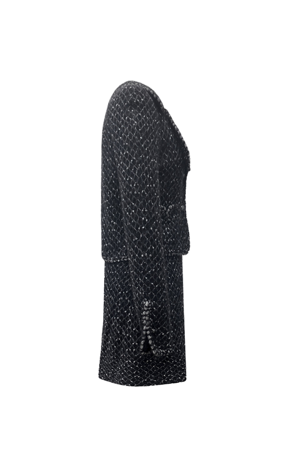 Chanel Grey Mohair Suit