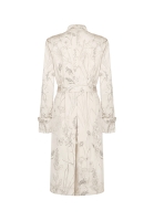 Bottega Veneta Trench Coat With Floral Print