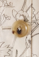 Bottega Veneta Trench Coat With Floral Print