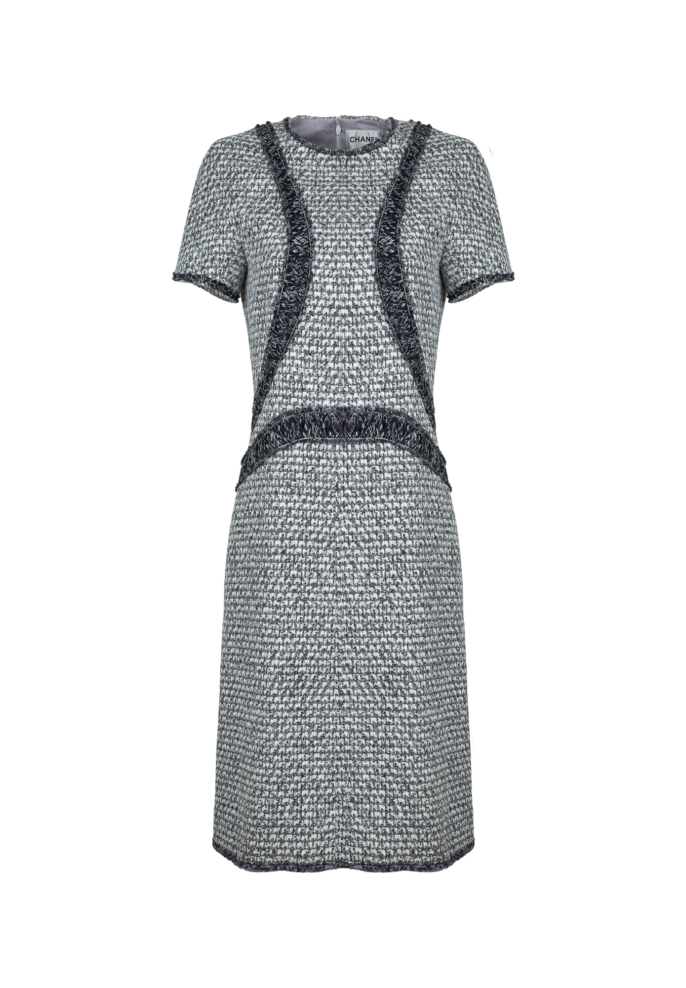 Chanel Grey Tweed Dress