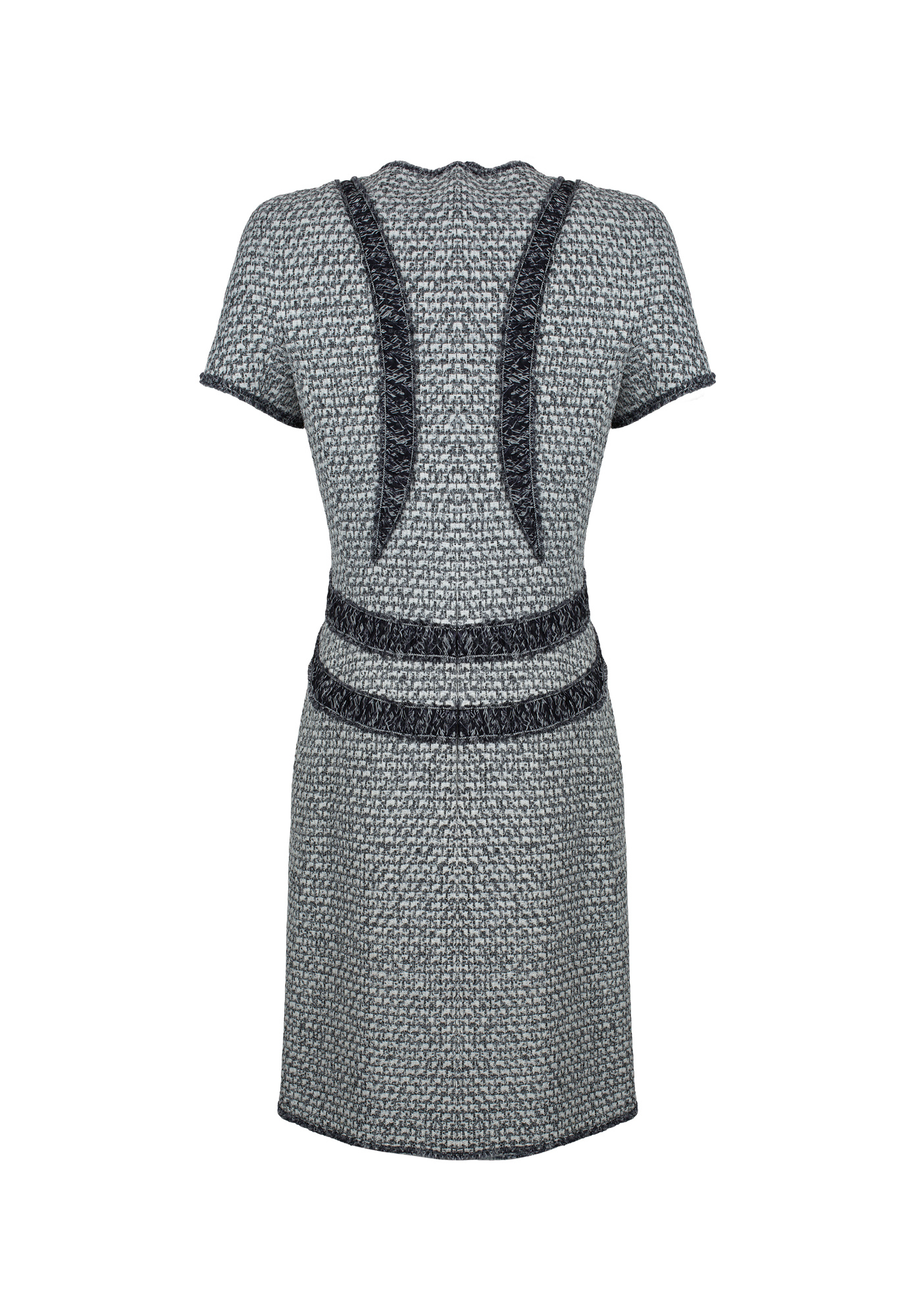 Chanel Grey Tweed Dress