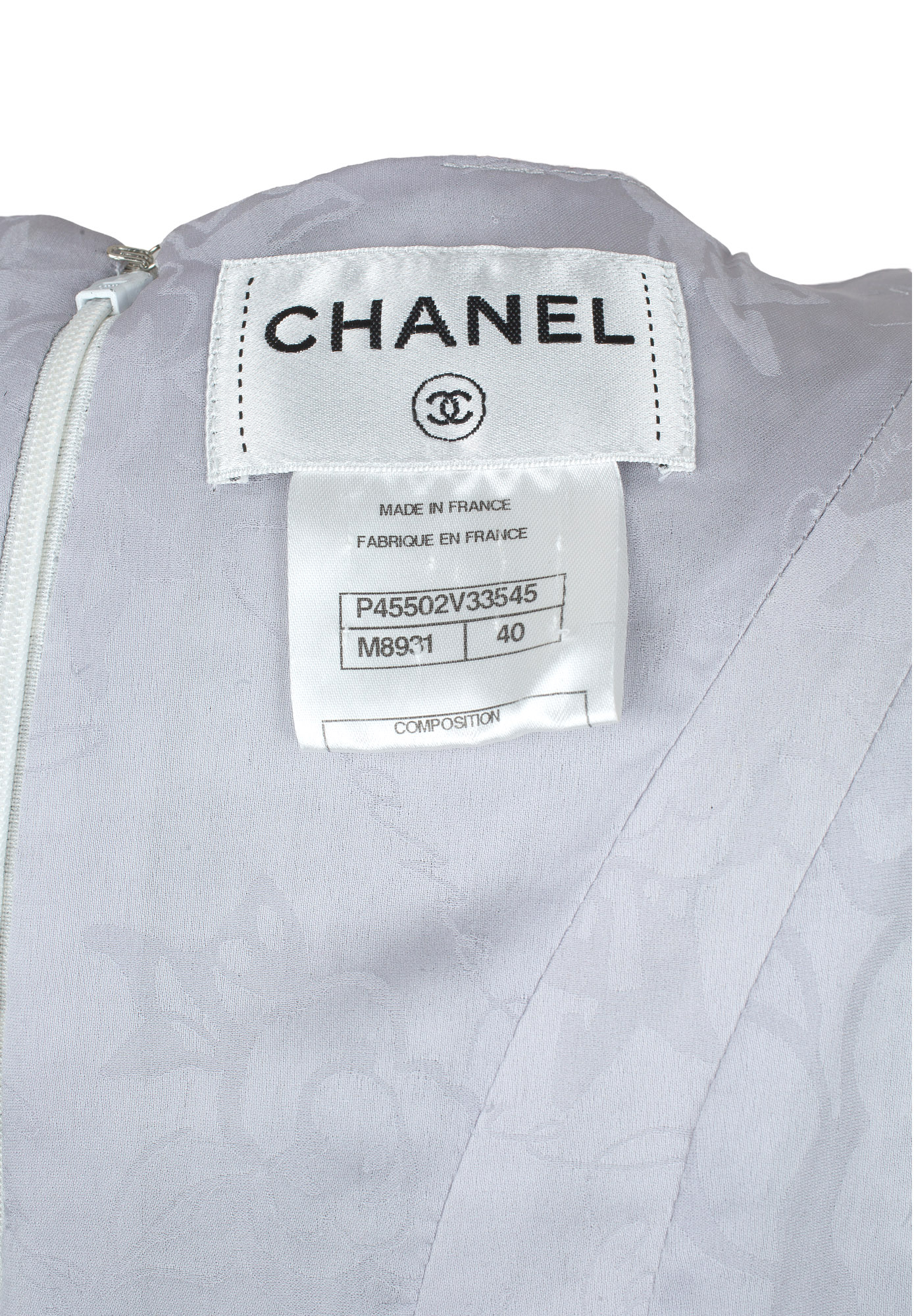 Chanel Grey Tweed Dress
