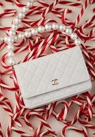 Chanel Pearl White Wallet On Chain Bag