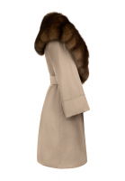 Fendi Coat With Mink Collar