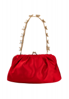 Valentino Red Bag With Crystals