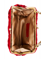 Valentino Red Bag With Crystals