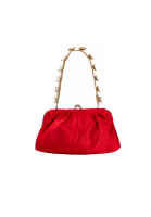 Valentino Red Bag With Crystals