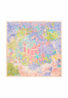 Hermès Faubourg Tropical Cashmere Shawl