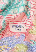 Hermès Faubourg Tropical Cashmere Shawl
