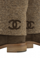 Chanel Brown Boots