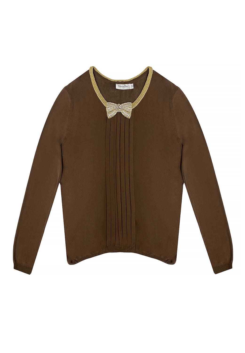 Christian Dior Brown Blouse