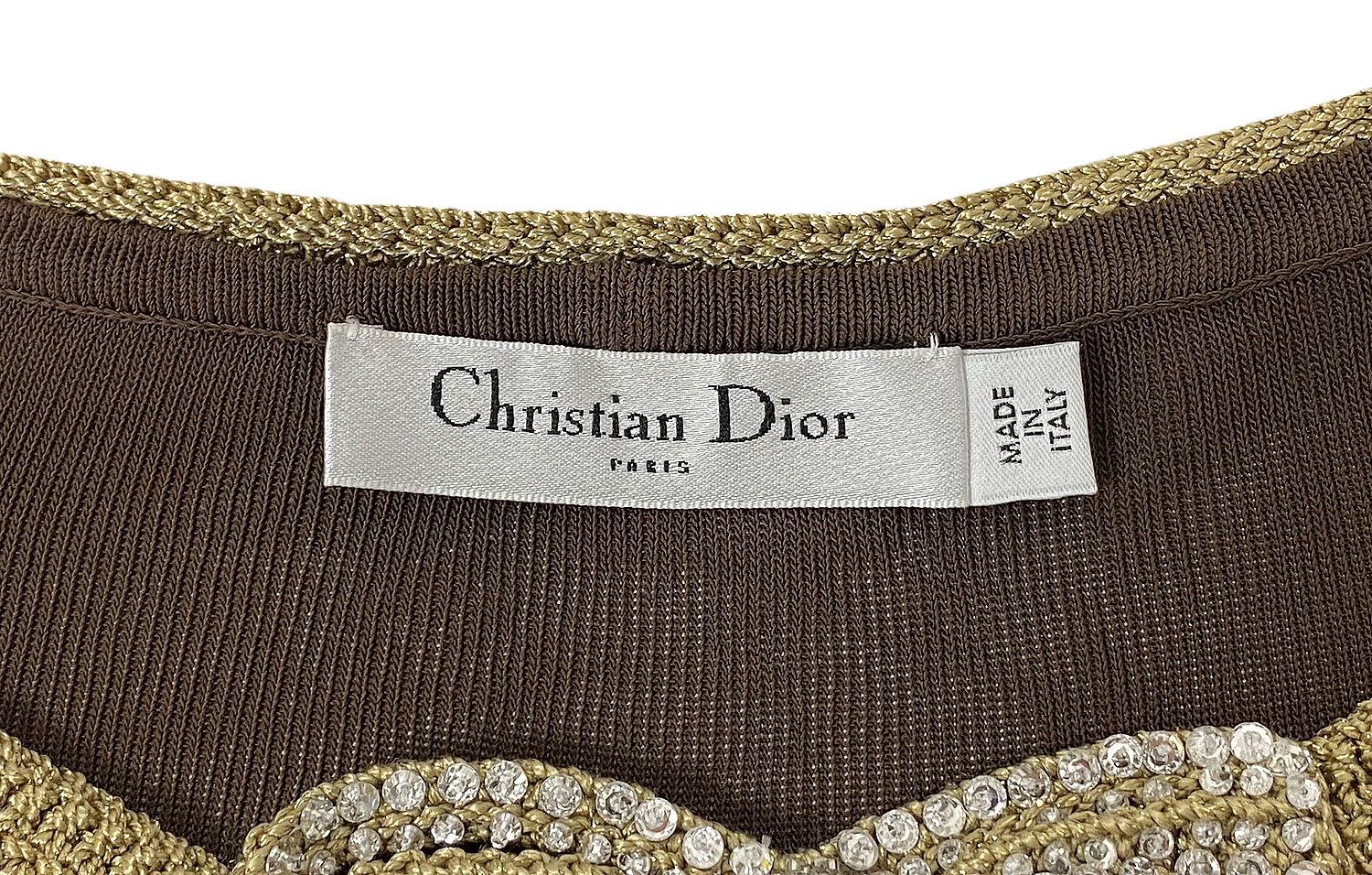 Christian Dior Brown Blouse