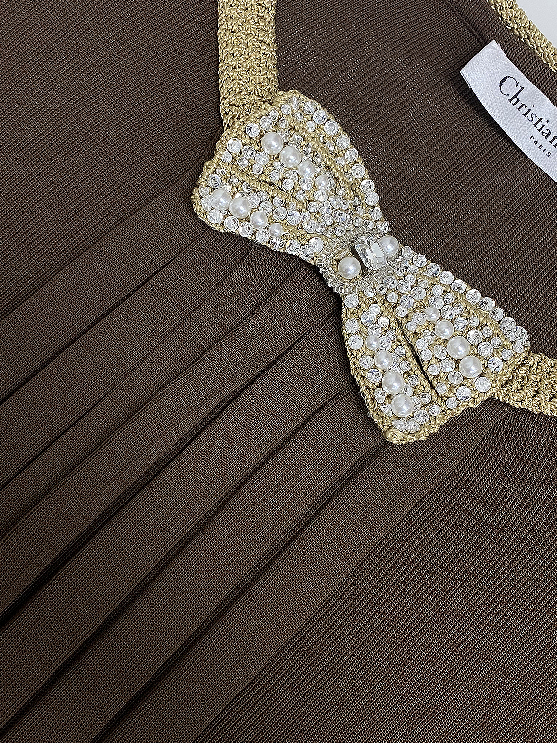 Christian Dior Brown Blouse