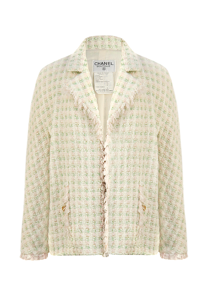 Chanel Tweed Fringe Jacket