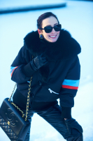 Miu Miu Black Bomber Jacket