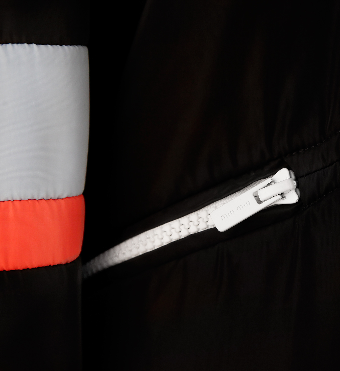 Miu Miu Black Bomber Jacket