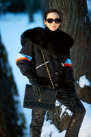 Miu Miu Black Bomber Jacket