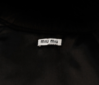 Miu Miu Black Bomber Jacket