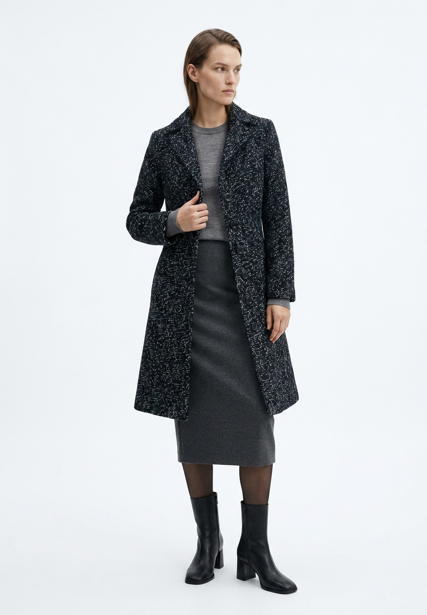 Moschino Speckled Coat