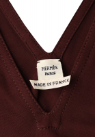 Hermès Dark Brown Blouse