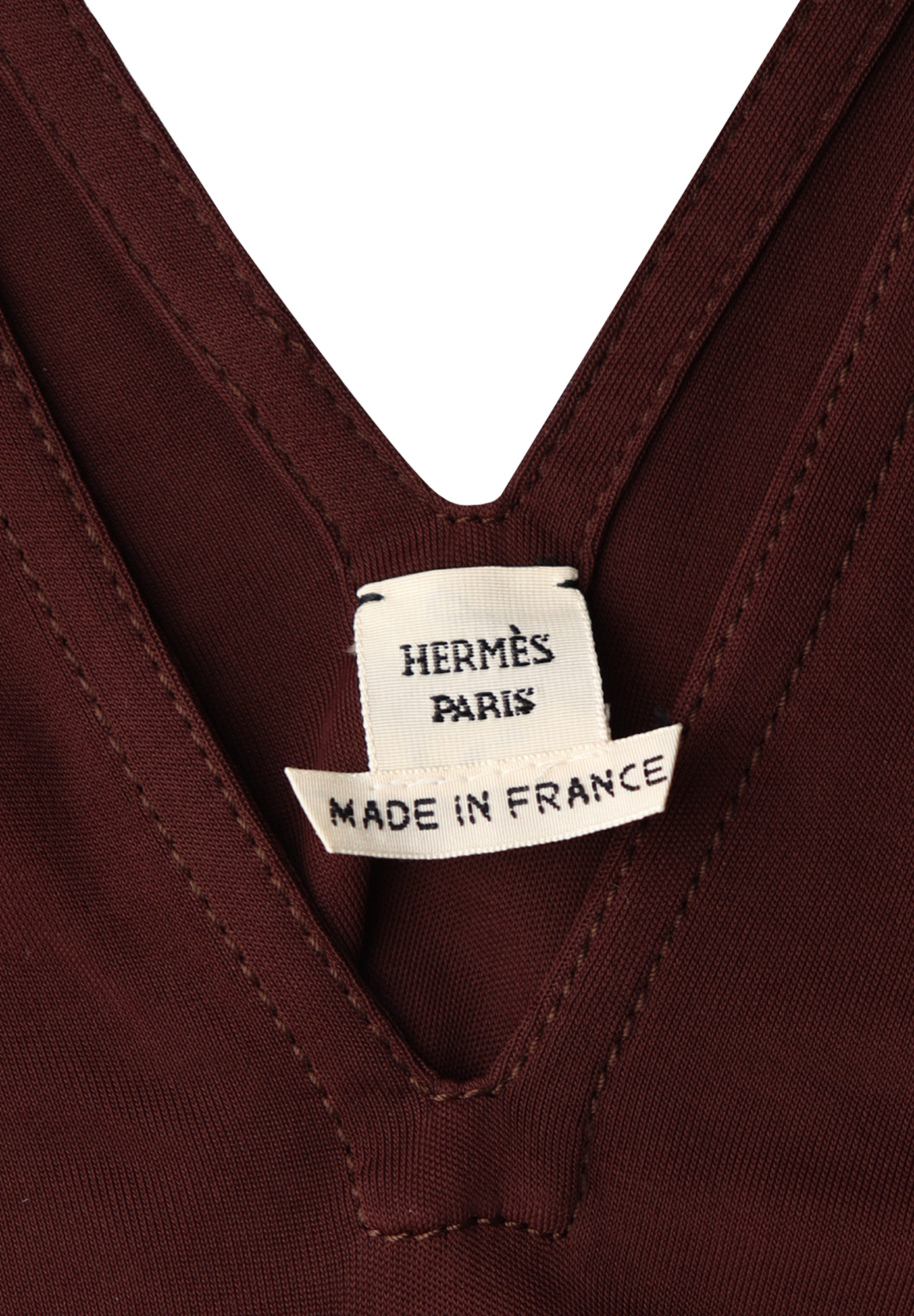 Hermès Dark Brown Blouse