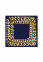 Chanel Silk Scarf With Crystals