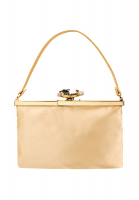 Golden Floral-Clasp Valentino Bag