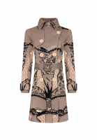 Christian Dior Trench Coat With Lace Print