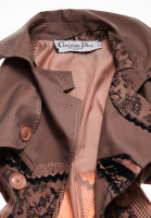 Christian Dior Trench Coat With Lace Print