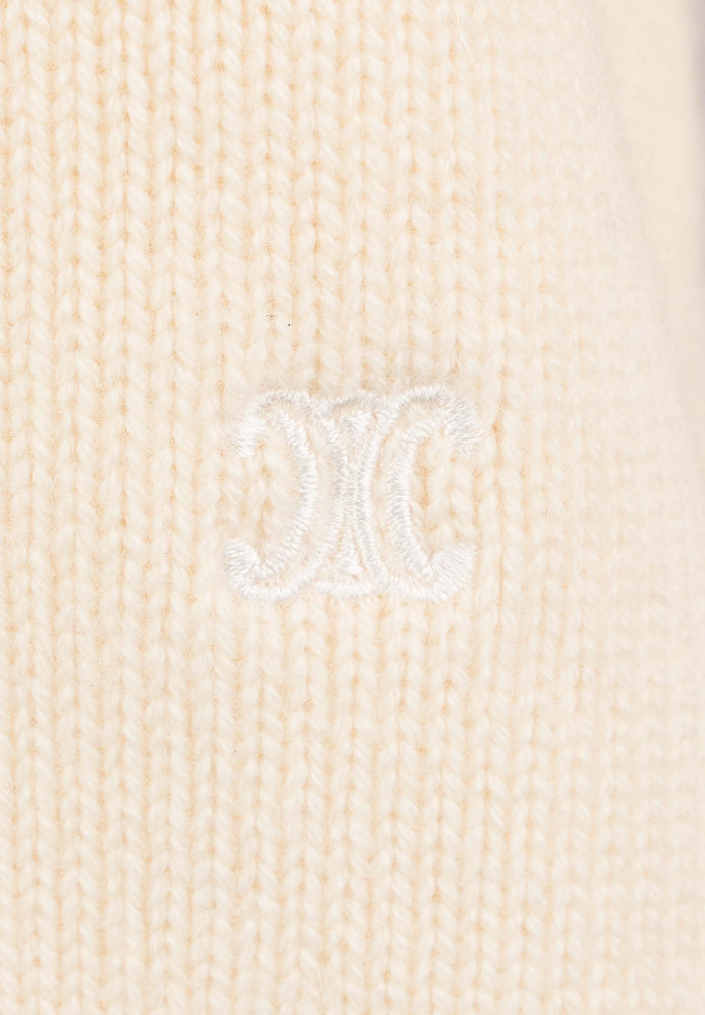 Céline Light Beige Cashmere Sweater