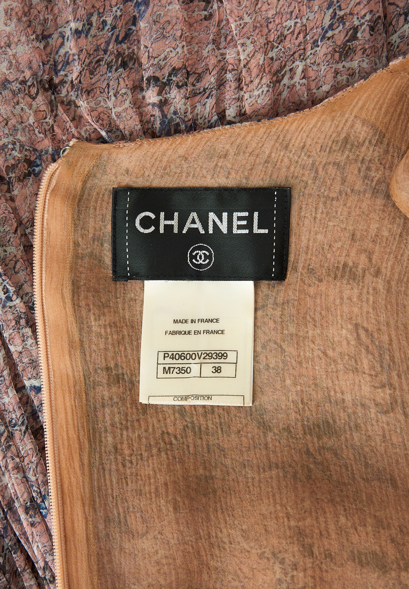 Chanel Silk Chiffon Dress