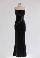Christian Dior Evening Dress With Lace