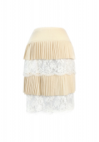 Valentino Beige Laces Skirt