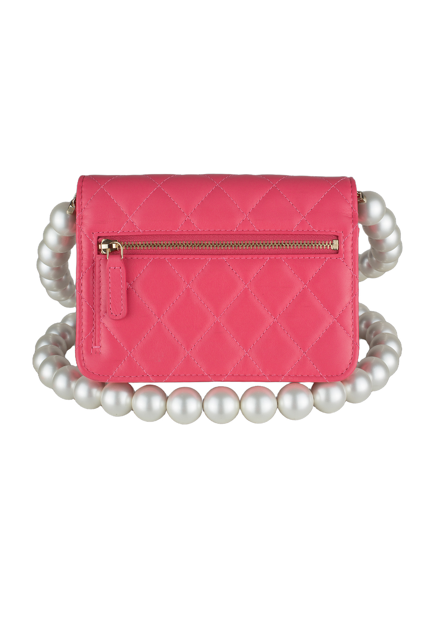 Chanel Pearl Pink Wallet On Chain Bag