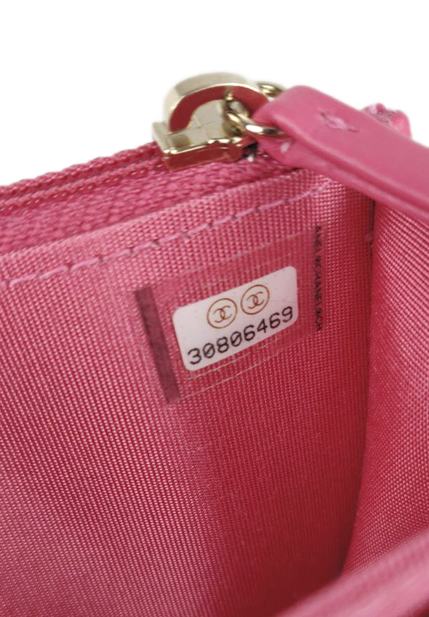 Chanel Pearl Pink Wallet On Chain Bag