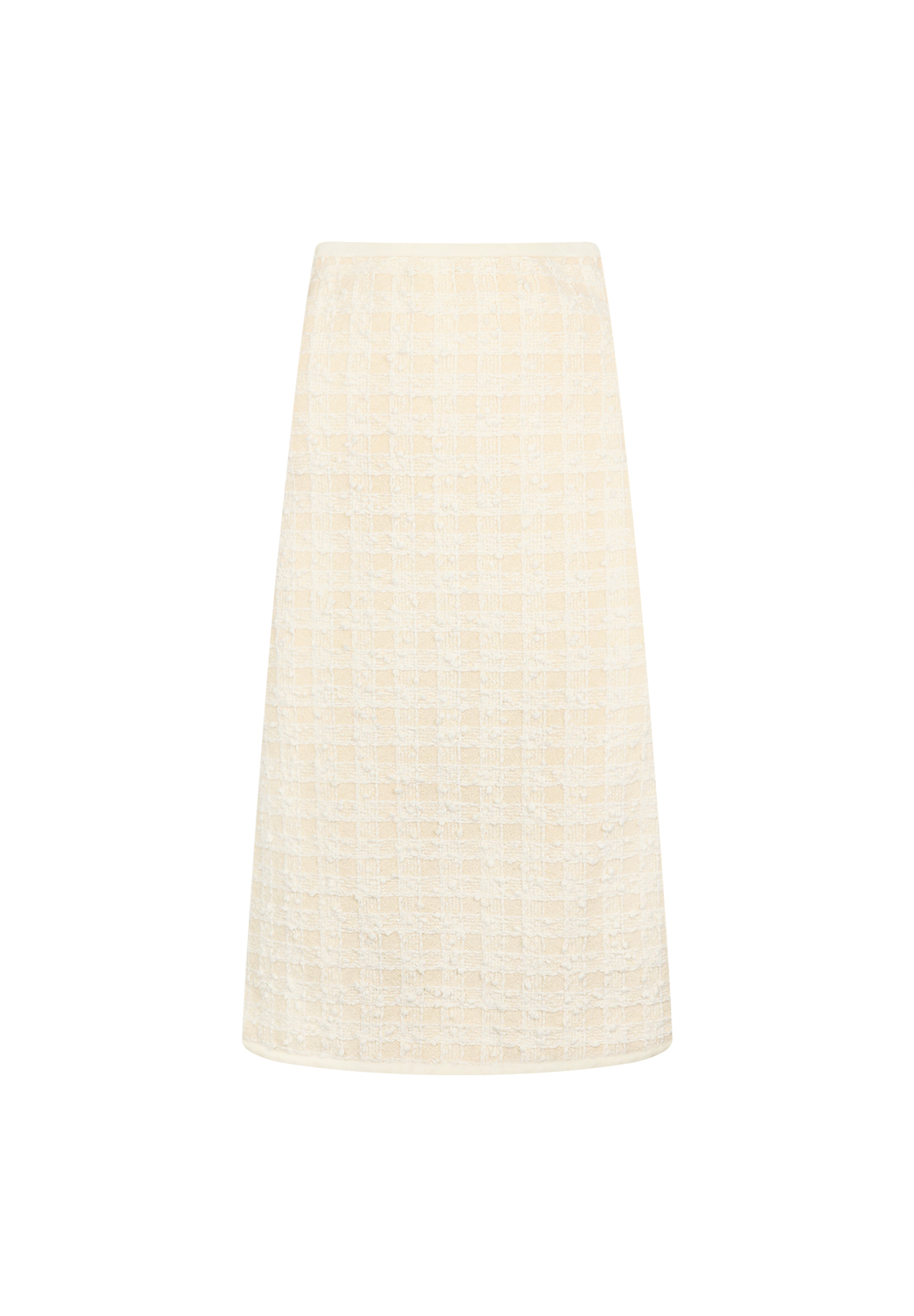 Chanel Ivory Tweed Skirt