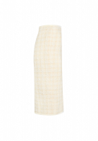 Chanel Ivory Tweed Skirt