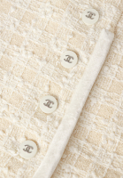 Chanel Ivory Tweed Skirt
