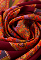 Silk Paisley Jean Patou Scarf