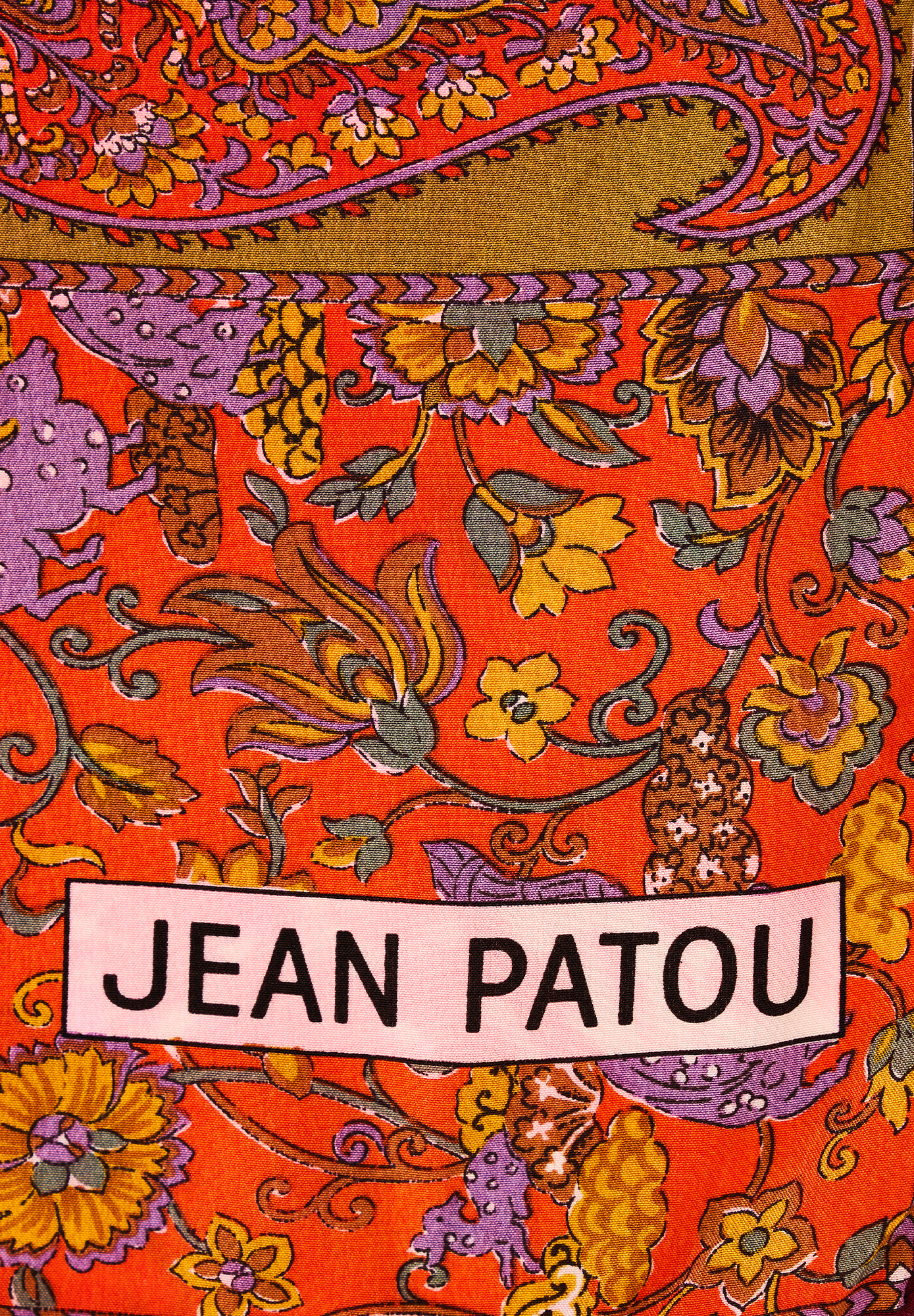 Silk Paisley Jean Patou Scarf