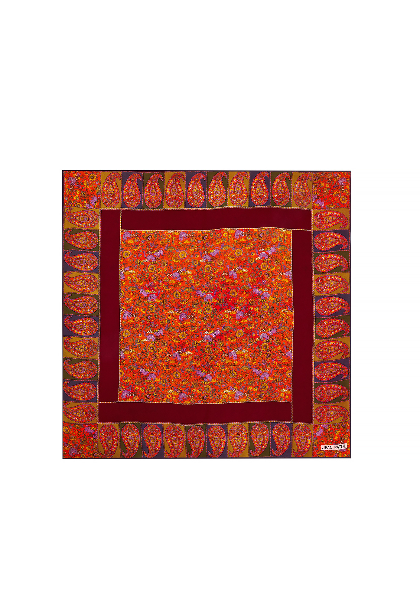 Silk Paisley Jean Patou Scarf