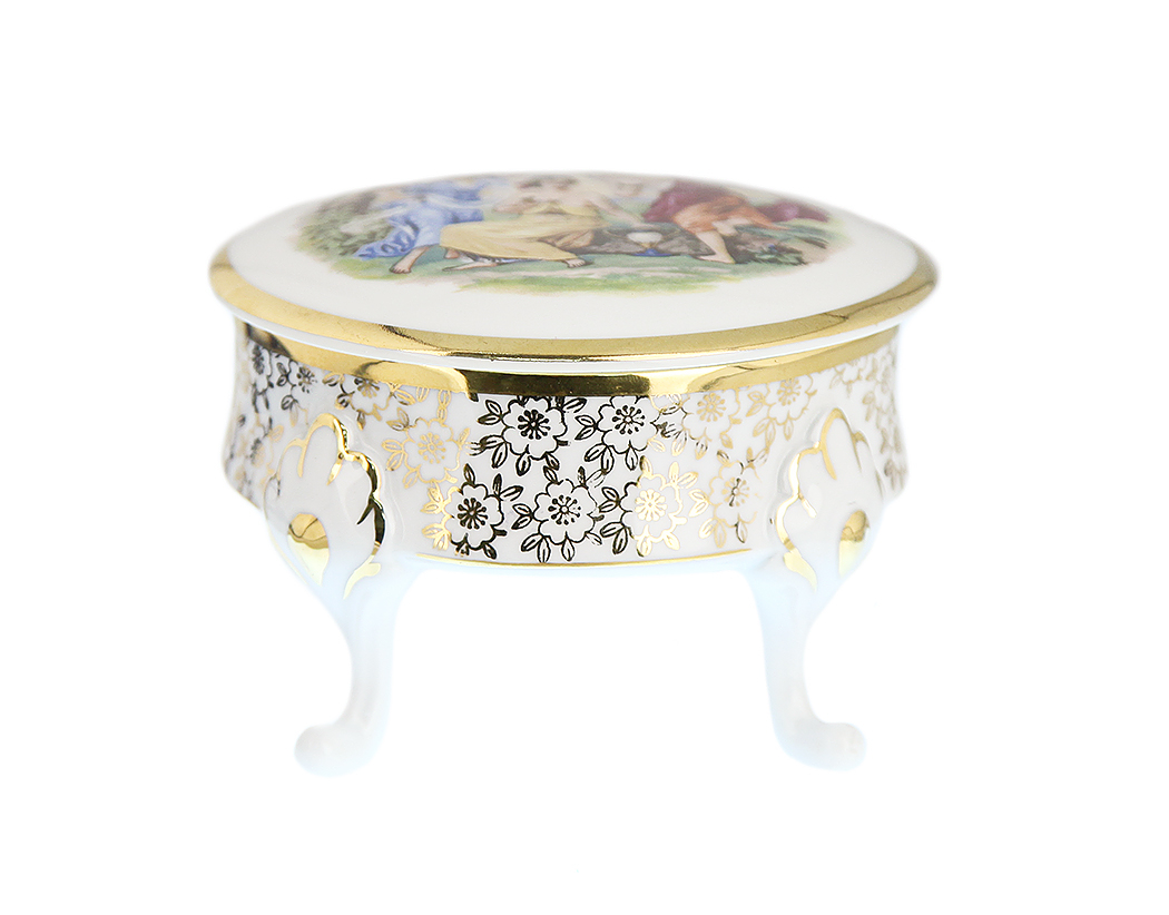 Porcelain Painted Box