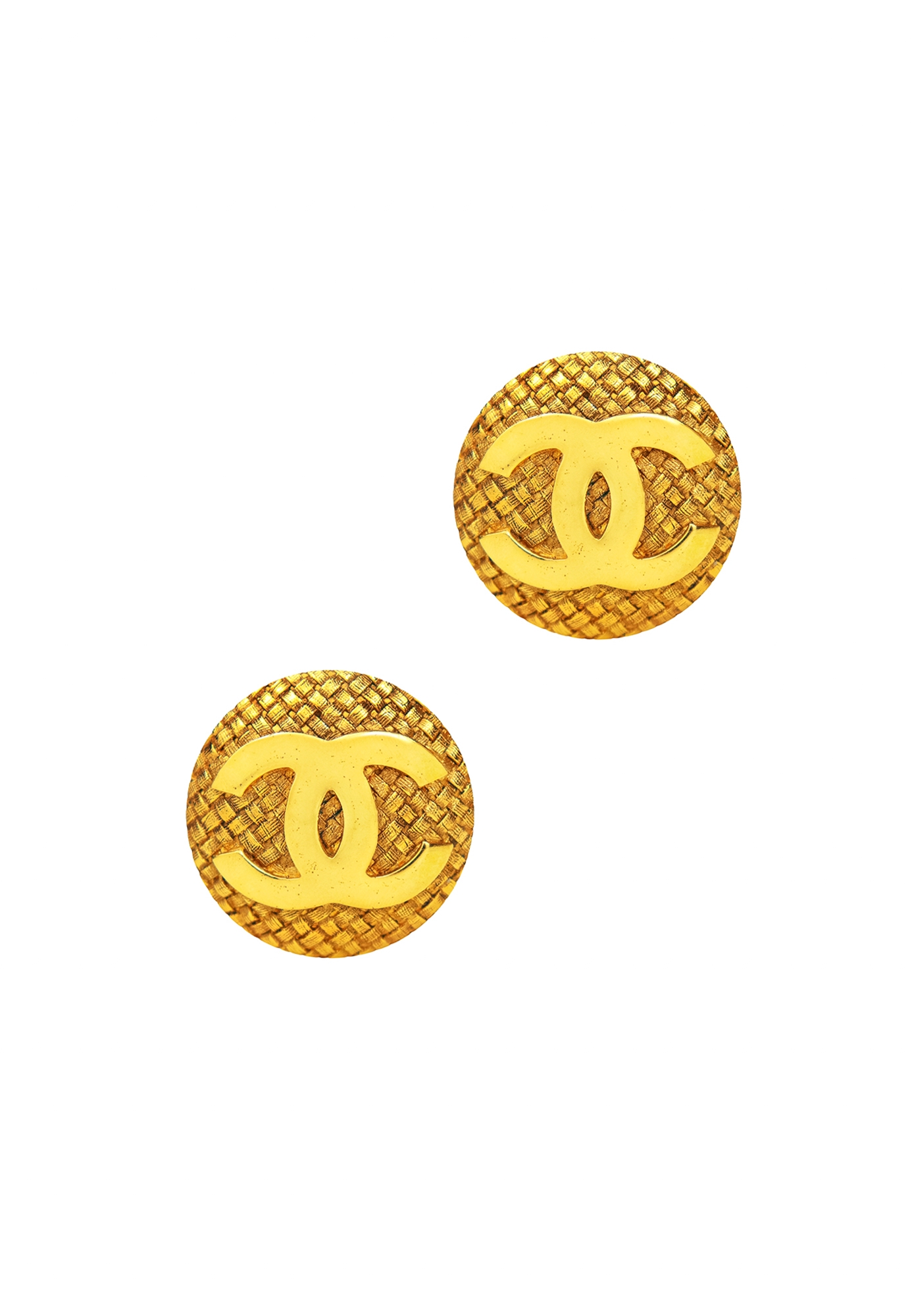 Chanel Braided Clips With Logo