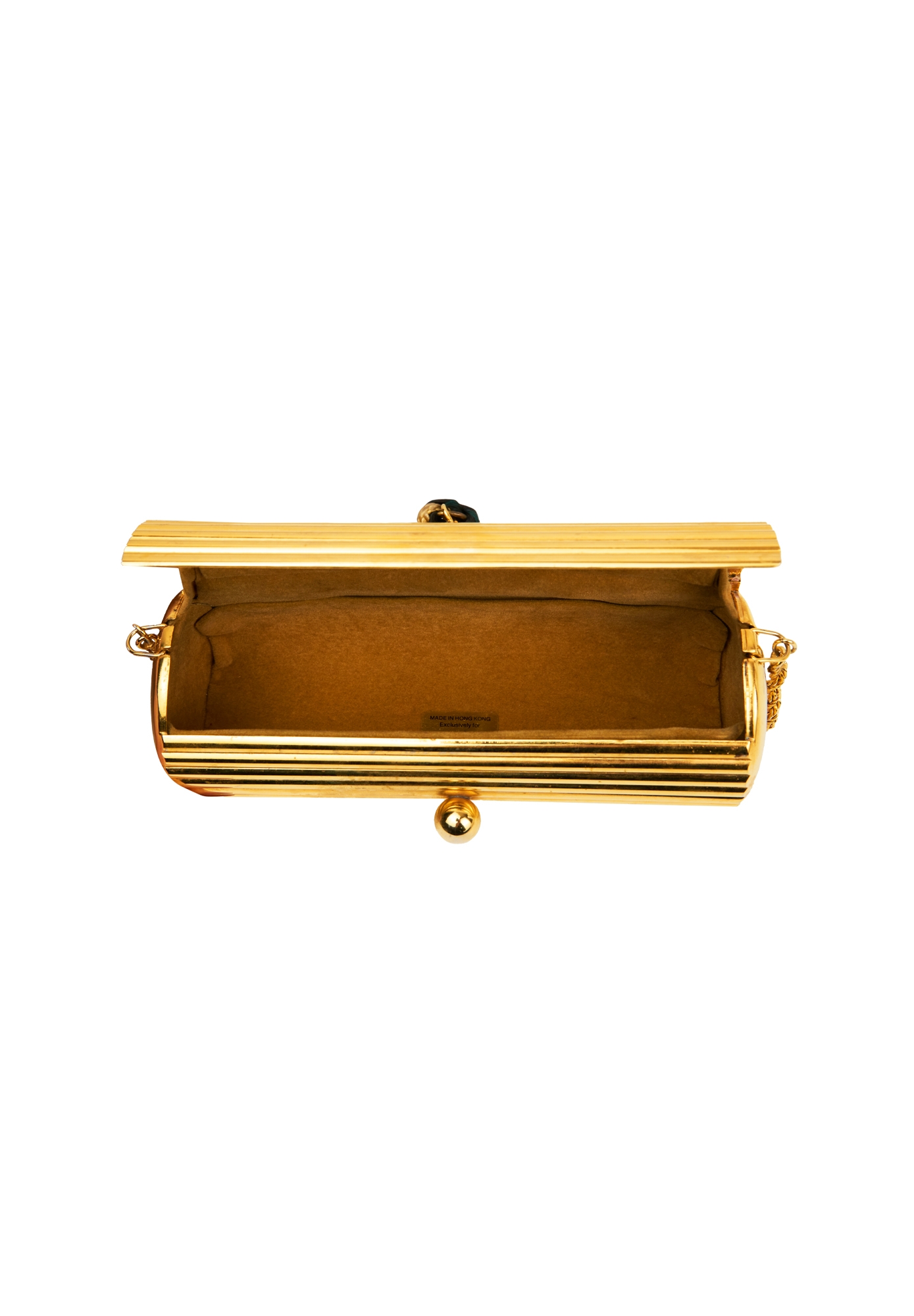 Lancôme Gold Mini Clutch On Chain
