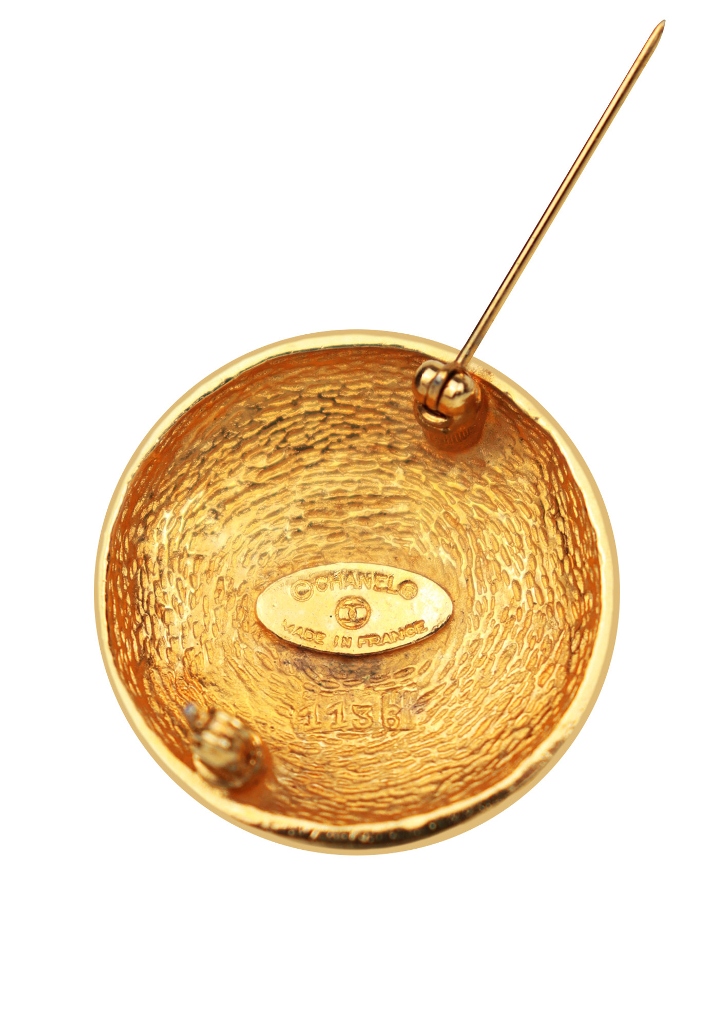 Chanel Logo Brooch