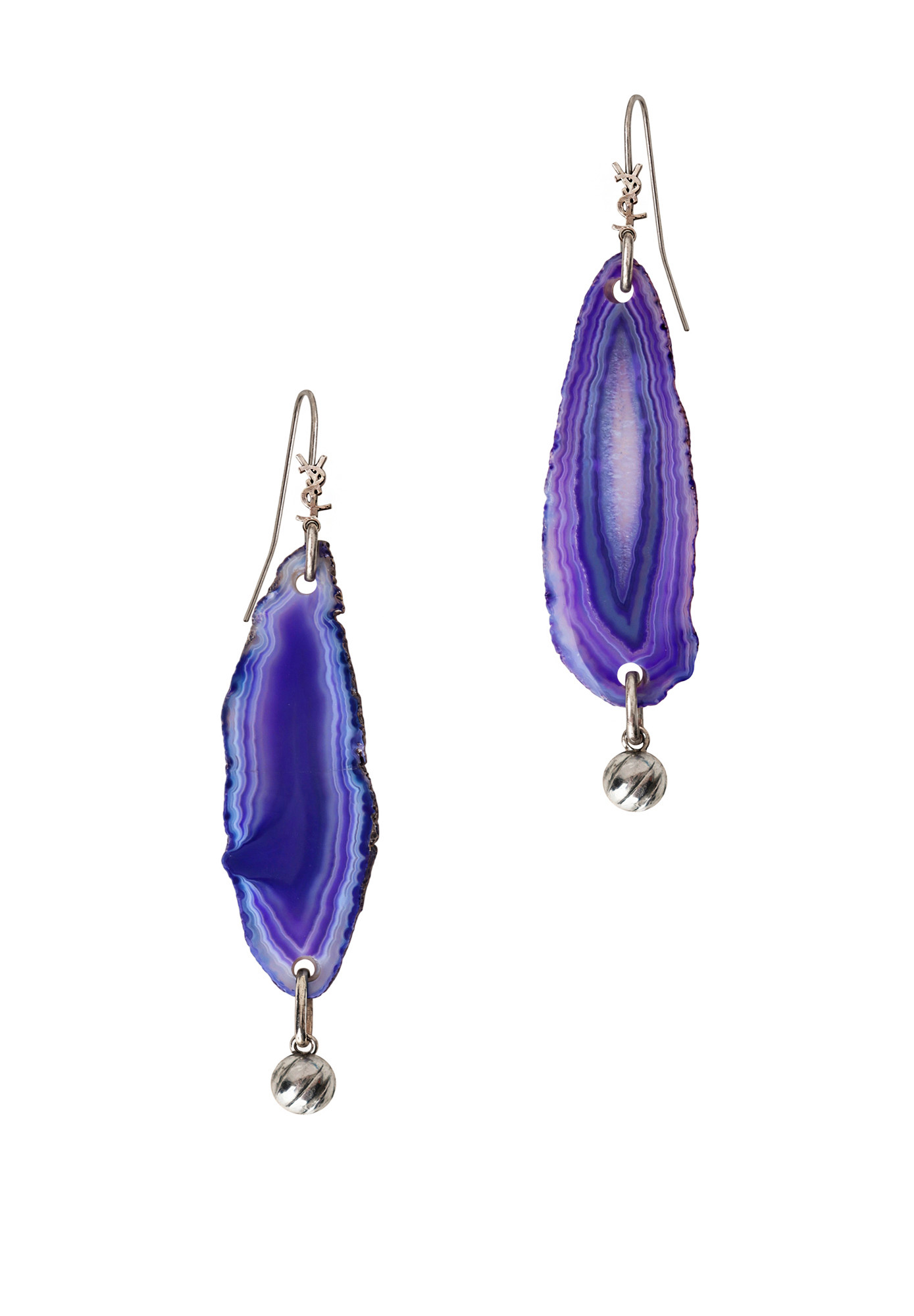Yves Saint Laurent Agate Earrings