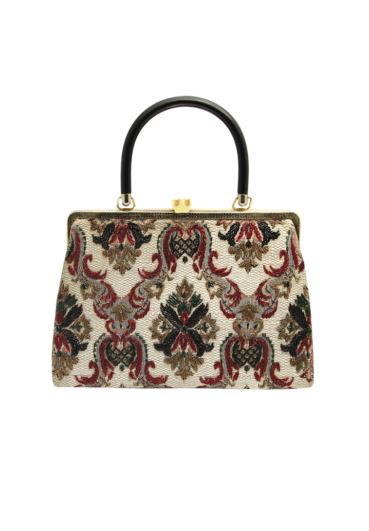 Tapestry Beaded Handbag