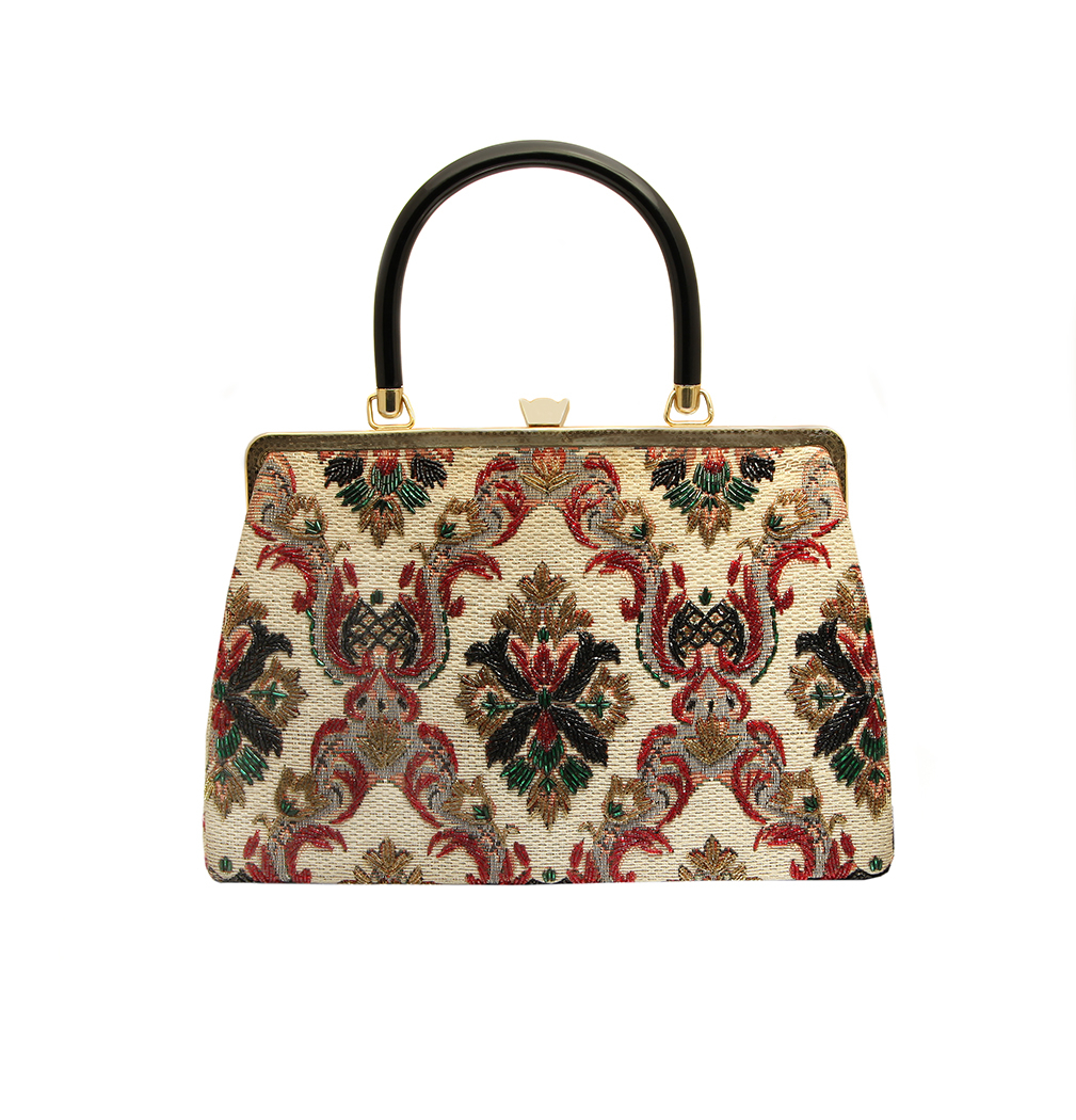 Tapestry Beaded Handbag
