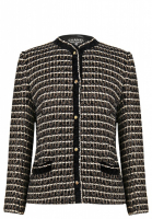 Chanel wool tweed jacket with lion buttons