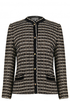 Chanel wool tweed jacket with lion buttons